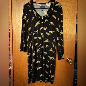 ModCloth dress with dinosaurs